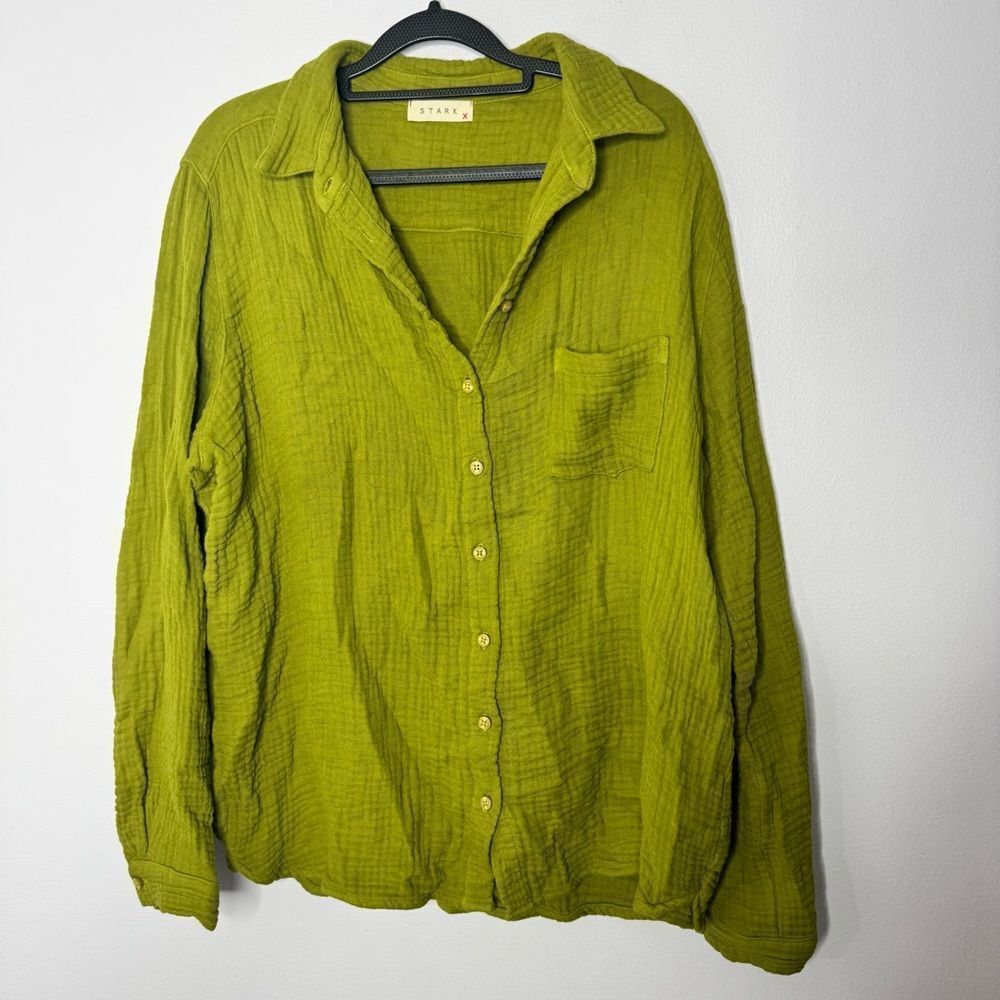 Stark X button down shirt size large